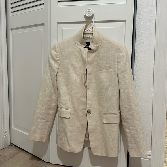 J Crew Regent Linen Blazer - Picture 1 of 4